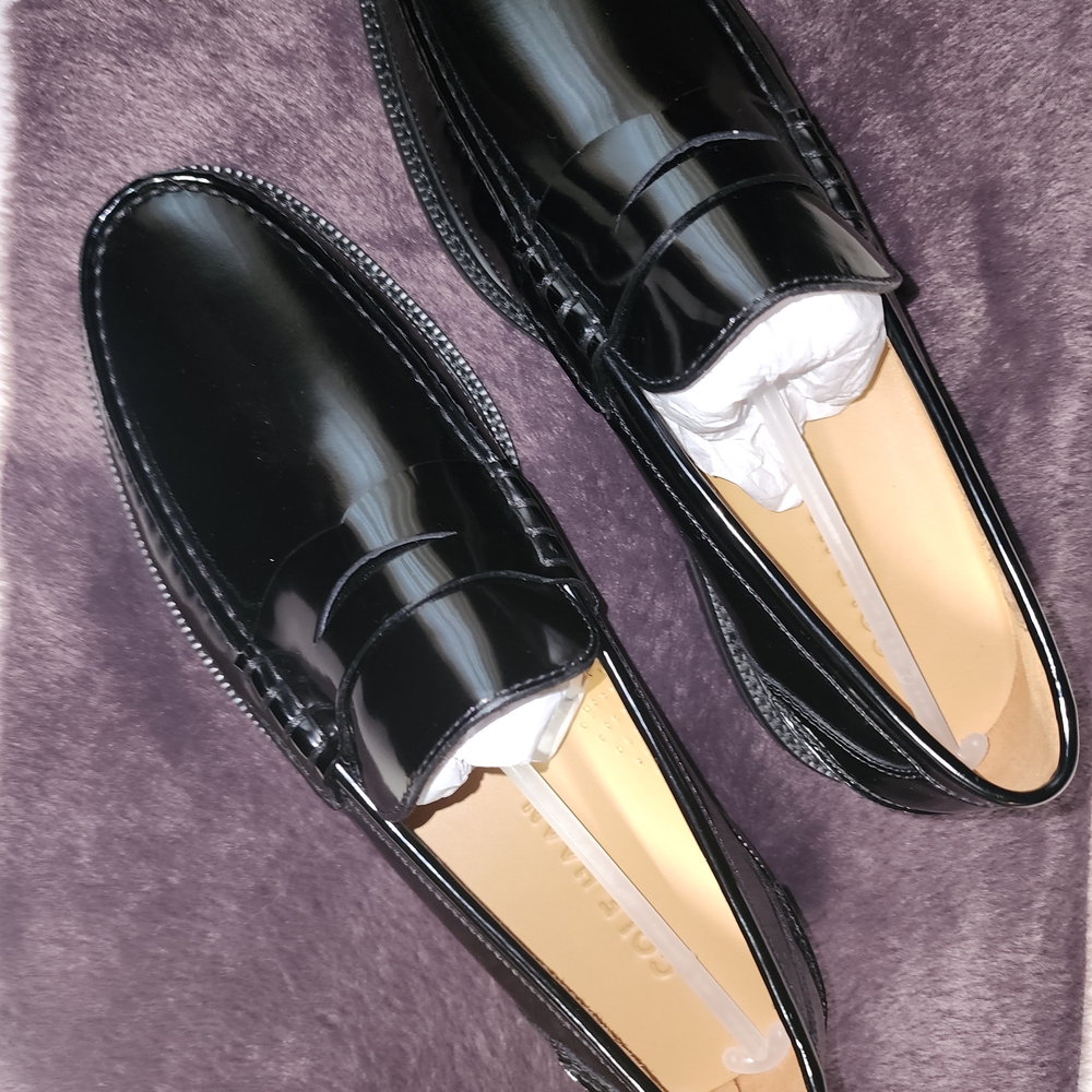 Cole Haan Men's Classic Black Leather Loafers Size 8 $125 NWT